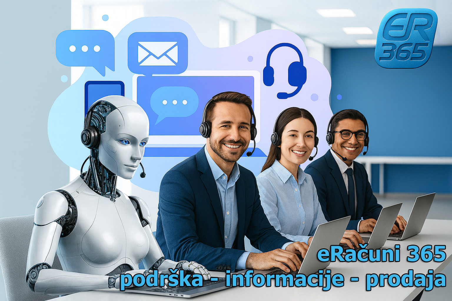 Kontakt e računi 365 – call centar i AI asistent odgovaraju na sve upite korisnika